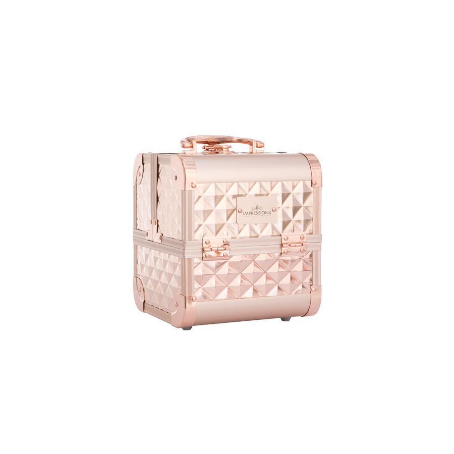 Slaycube Travel Case in Rose Gold Studded