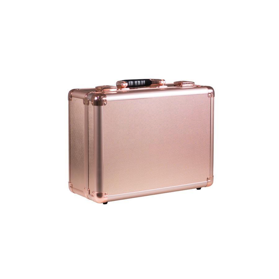 SlayCase Vanity Travel Case in Rose Gold Bling